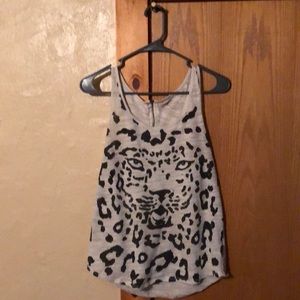 Maurice’s size M black and white zipper tank top
